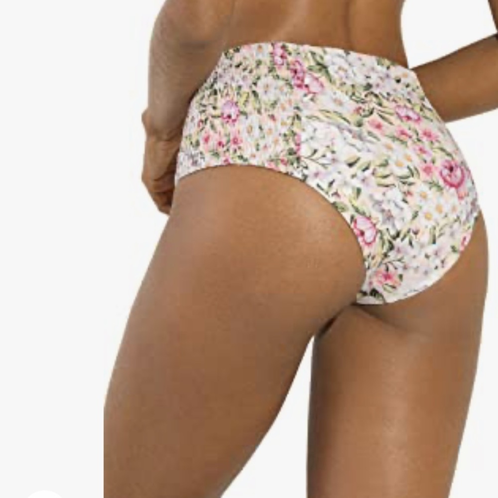 ๐ธ MAAJI ๐ธ FLORAL TROPICAL HIGH WAISTED BIKINI BOTTOM - Picture 4 of 10